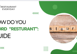 How do you spell Restaurant