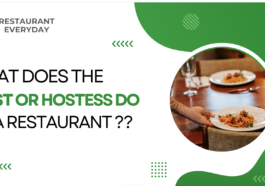 What does the host or hostess do at a restaurant