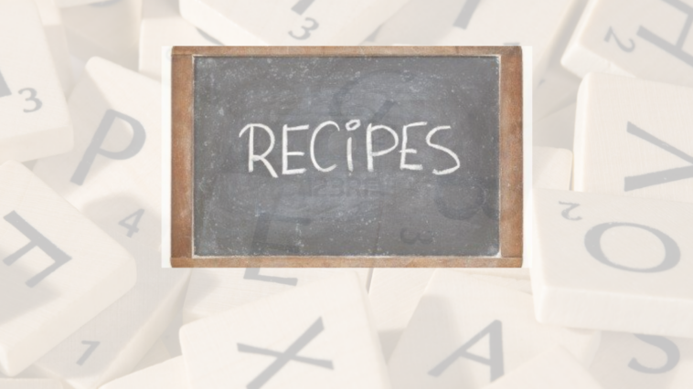 How Do You Spell Recipe?